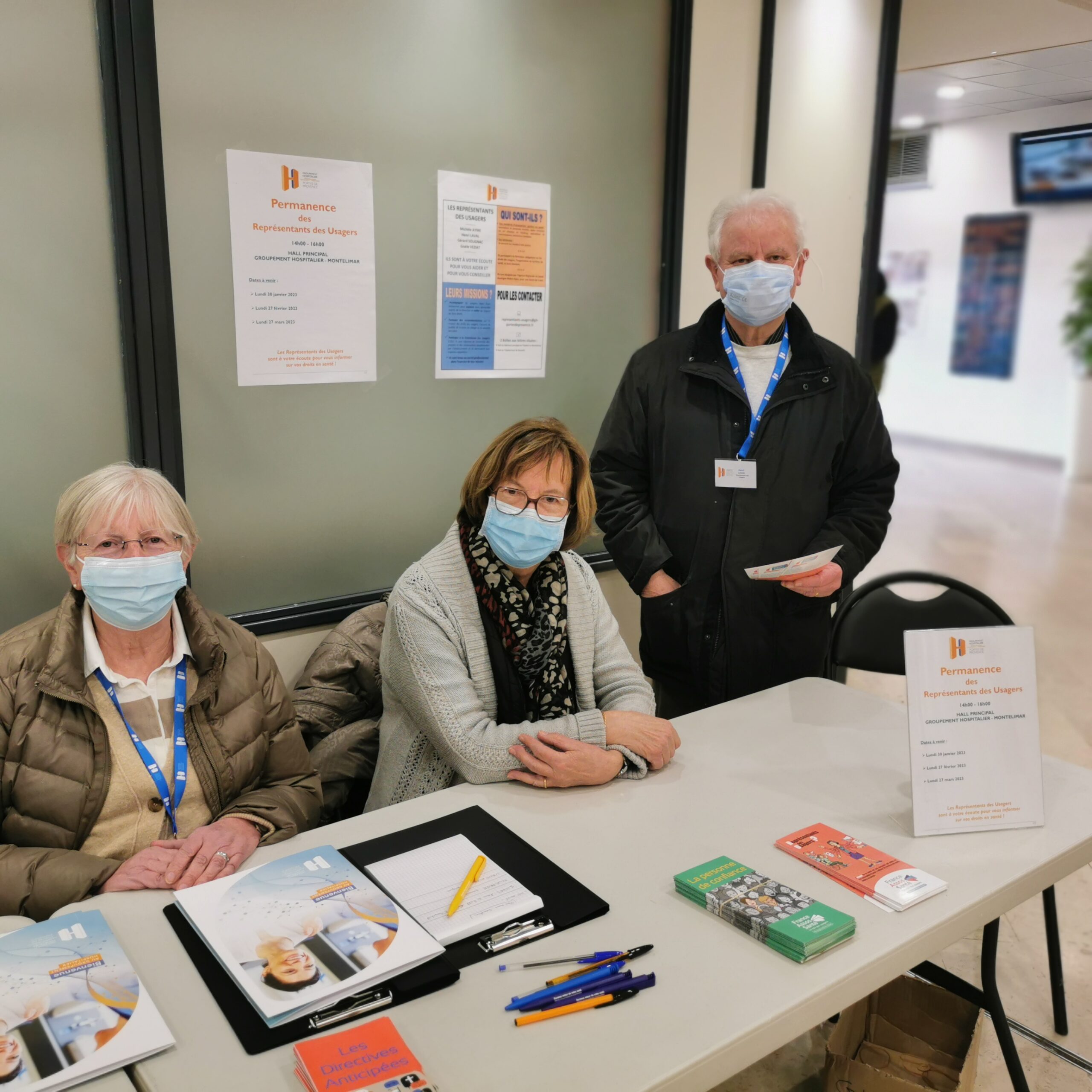 Mise en place d’une permanence mensuelle pour les représentants des usagers (ou RU) du GHPP, c’est une première !