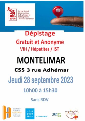 Dépistage gratuit et anonyme VIH-IST-HEPATITE