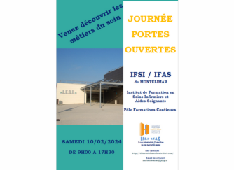 10 février 2024 – Portes Ouvertes IFSI IFAS Montélimar