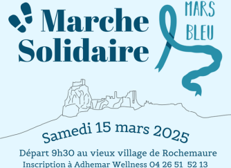 Mars bleu – marche solidaire 15 mars 2025