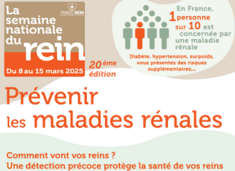Jeudi 13 mars 2025, dépistage des maladies rénales