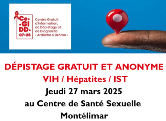 Dépistage gratuit et anonyme VIH / Hépatites / IST