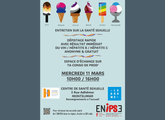 Dépistage et rencontre avec l&rsquo;ENIPSE : 11 mars 2026