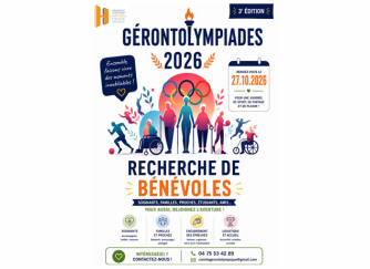 Nous recherchons des bénévoles pour les gérontolympiades !