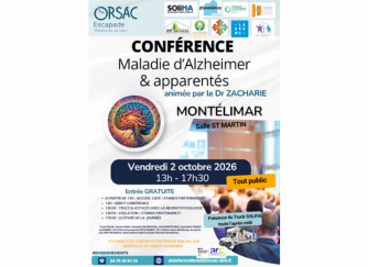Conférence Maladie d&rsquo;Alzheimer et apparentés : 2 octobre 2026