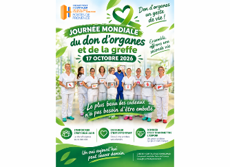 Journée mondiale du don d&rsquo;organes – 17 octobre 2026